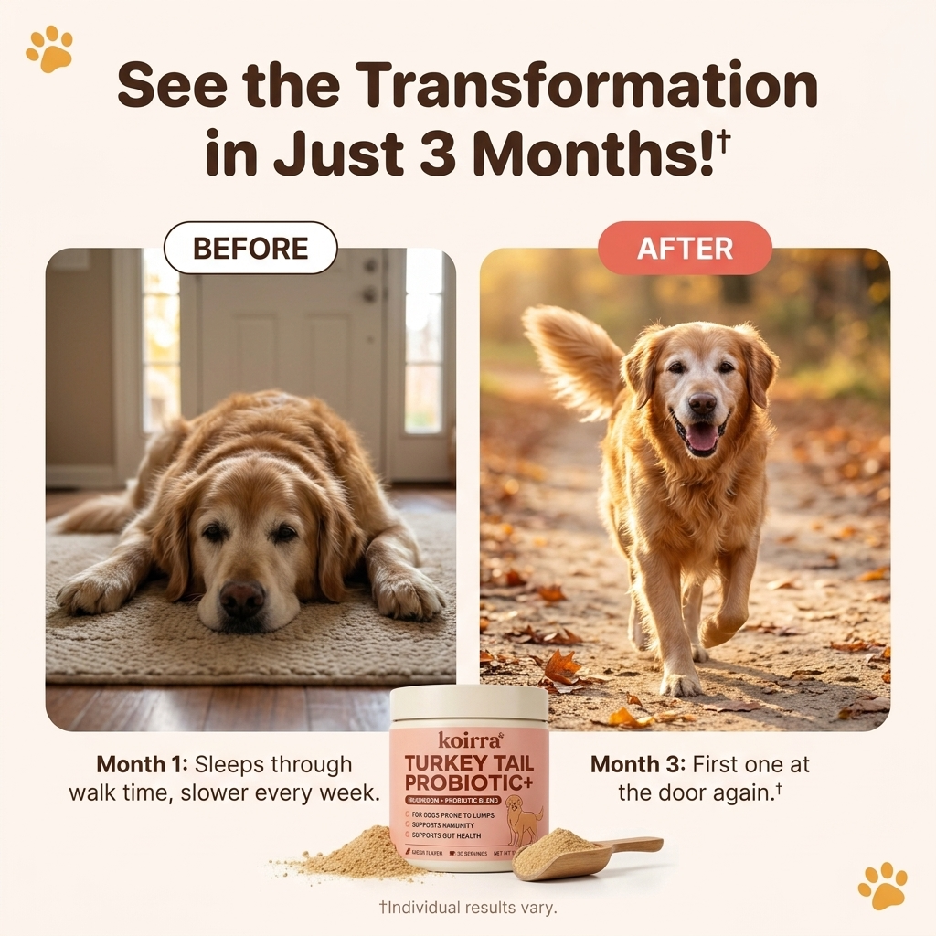 KOIRRA Turkey Tail Probiotic+ transform